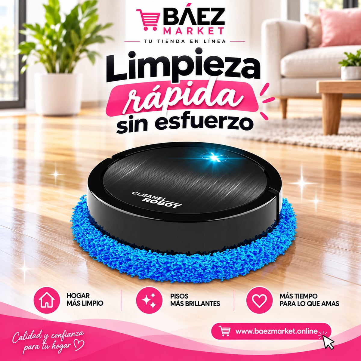 ASPIRADORA INTELIGENTE CON TRAPEADOR