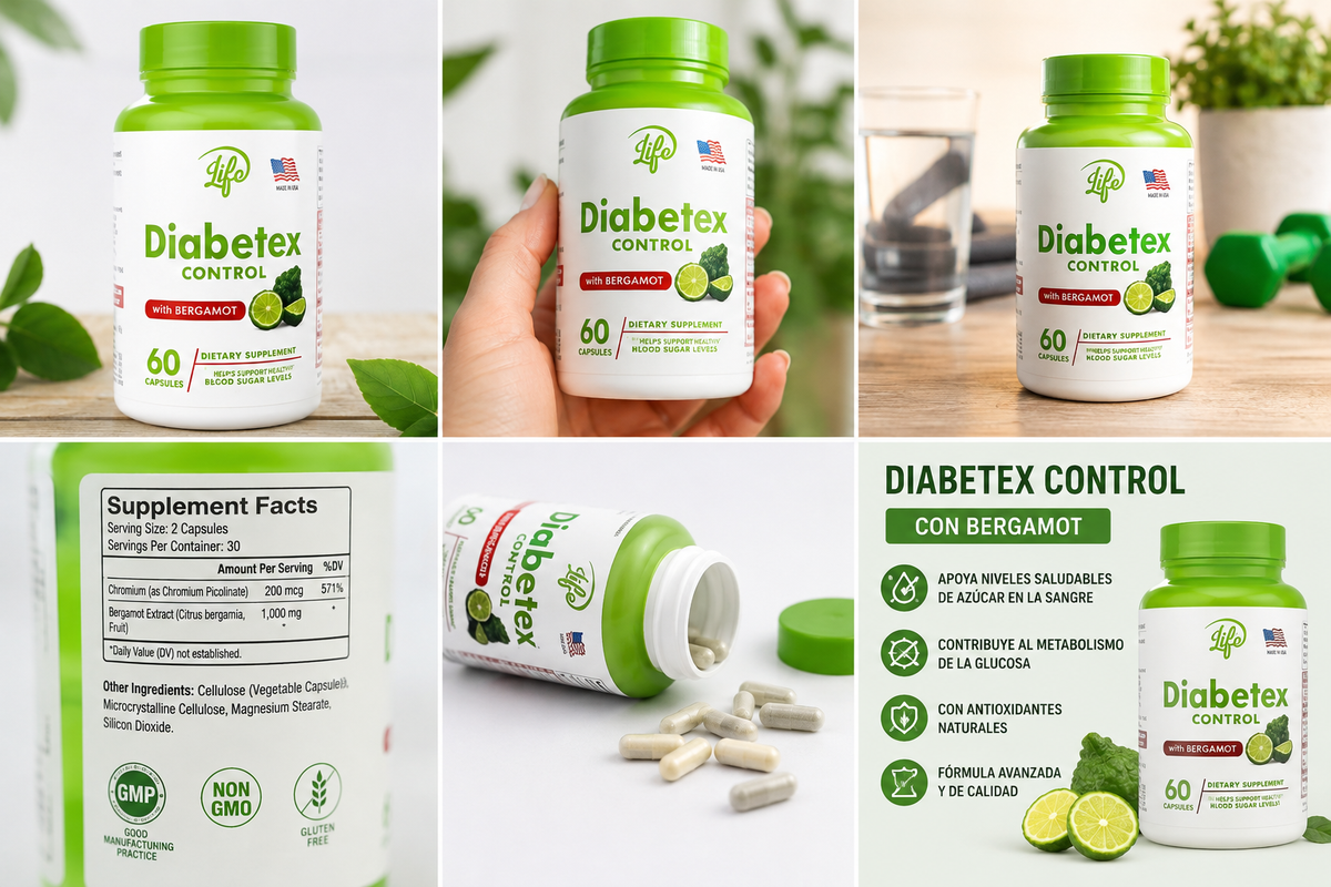 DIABETEX x 60 capsulas (Antidiabético . regulador de azucar)