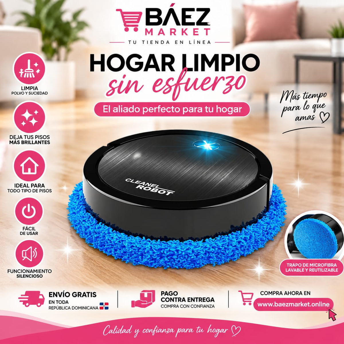 ASPIRADORA INTELIGENTE CON TRAPEADOR